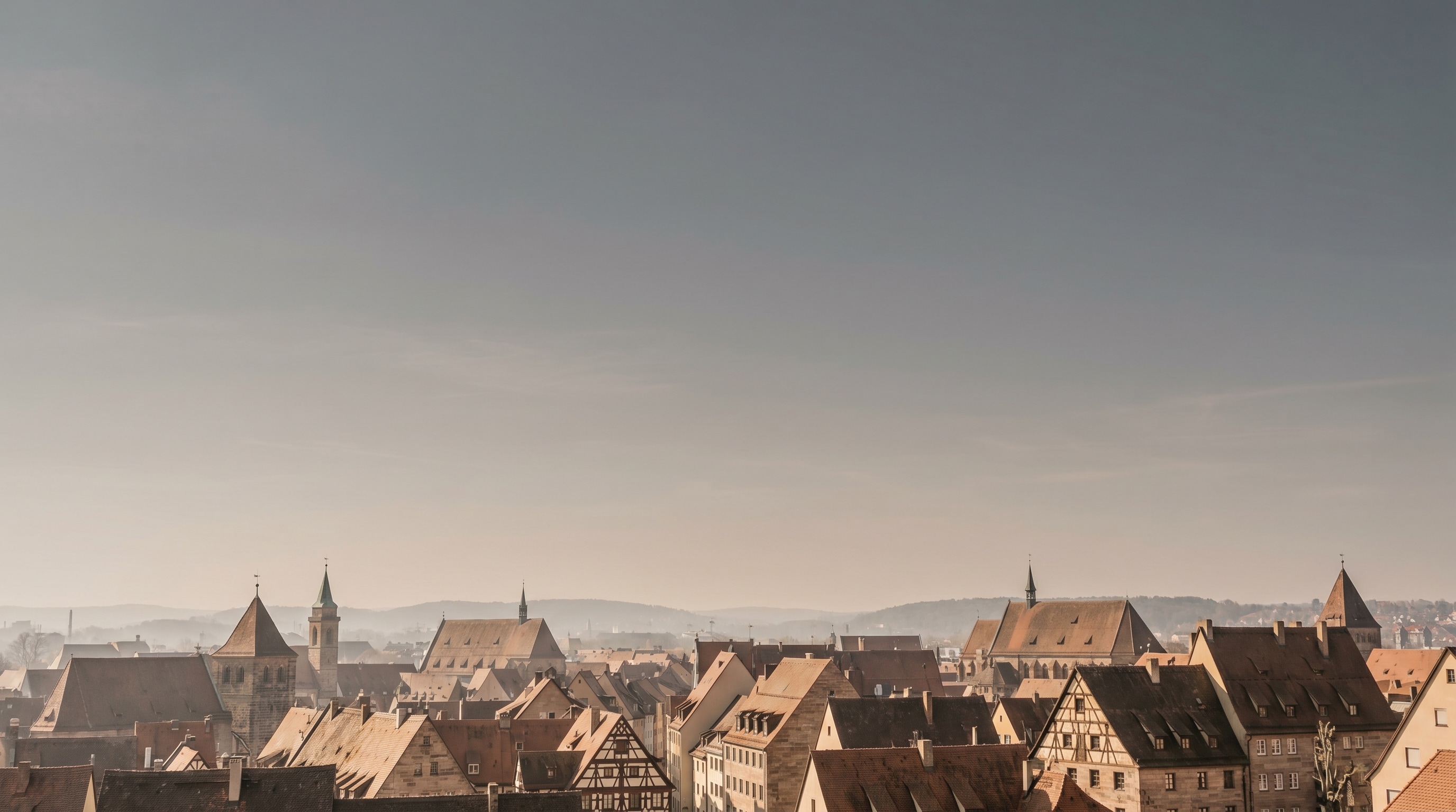 Dachlandschaft der Nürnberger Altstadt